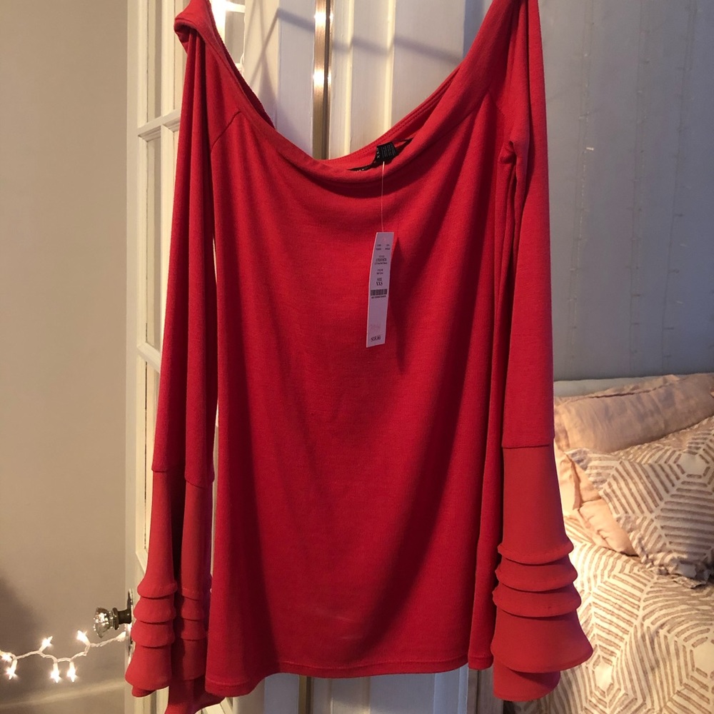 White House Black Market off shoulder top
